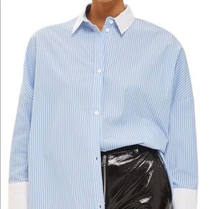 NBW / BRAND NEW Topshop Oversized Button-Up size 8